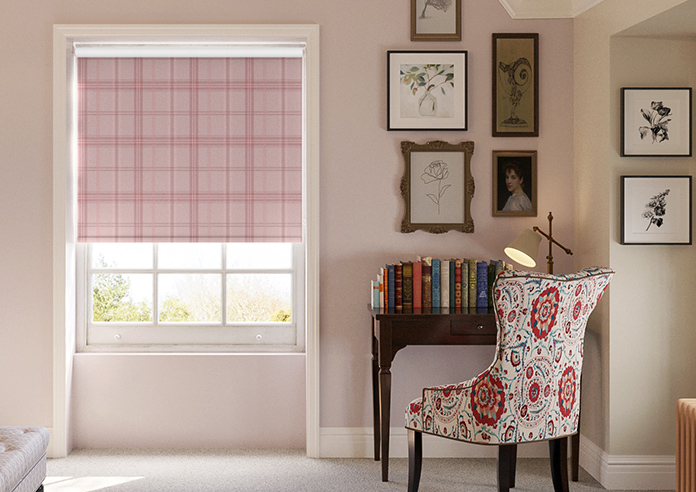 Falkirk, Pink Thistle - Twist&Fit Roller Blind - Image 3